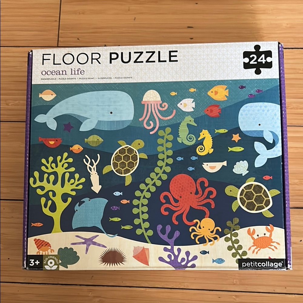 Ocean Life Floor Puzzle - Multicolor